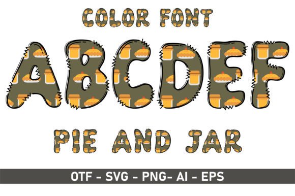 Apple Pie and Jar: Elevating Playful Design with Whimsical Typography