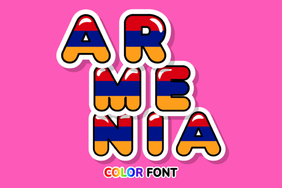 Armenia: A Color Font for Modern Design