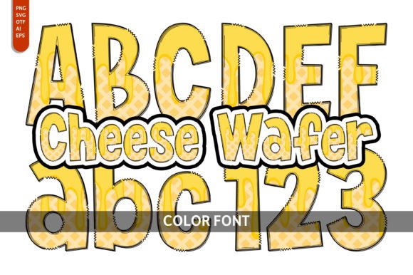 Cheese Wafer Font: A Playful Asset for Creative Design