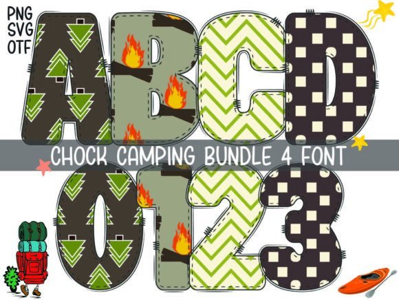 Chock Camping: Elevate Your Designs with a Charming Color Font