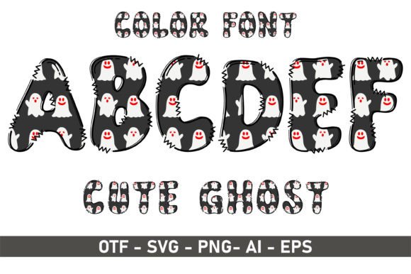 Cute Ghost Font: A Playful Asset for Modern Design