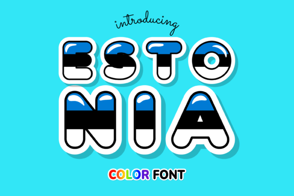 Estonia: A Color Font for Modern Design