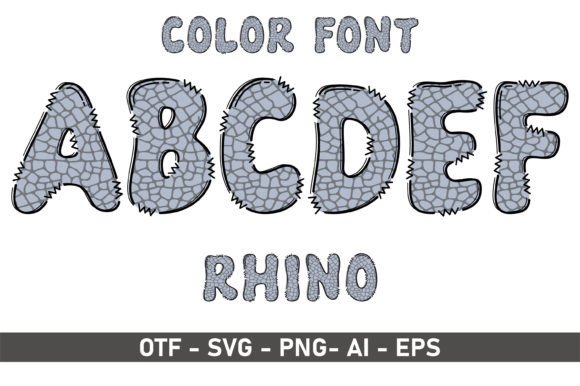 Exploring Rhino: A Playful Font for Creative Design