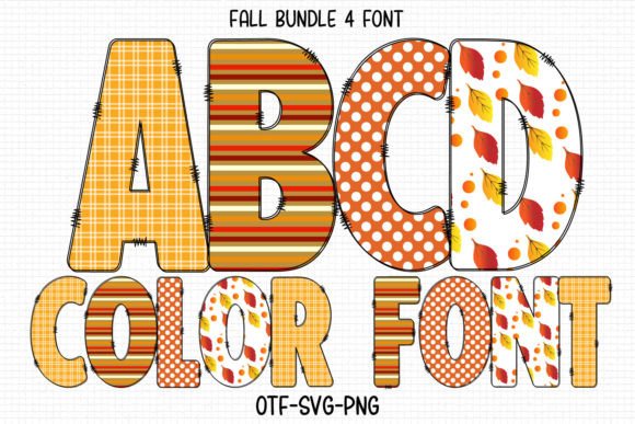 Fall Alphabet: A Festive Font for Autumn Design Projects