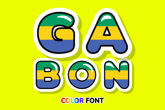 Gabon: A Color Font for Vibrant Design