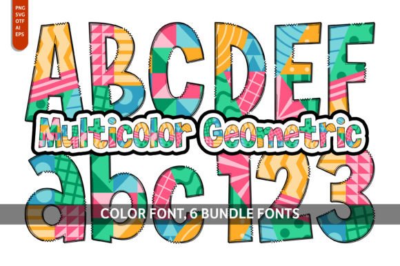 Multicolor Geometric Bundle: Elevate Your Creative Design Projects