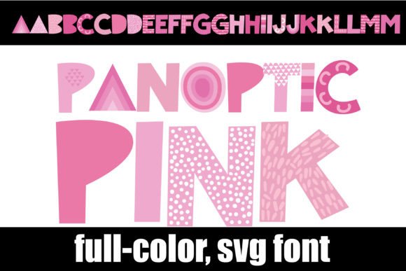 Panoptic Pink: Elevating Modern Design with a Scandinavian SVG Font