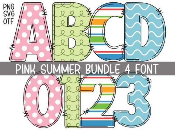 Pink Summer: A Playful Font for Vibrant Designs