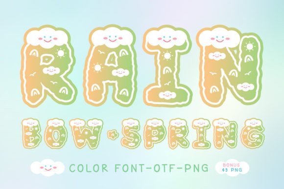 Rainbow Spring: A Vibrant Typeface for Modern Design