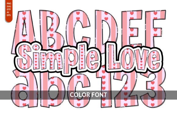 Simple Love: Elevating Playful Design with Whimsical Typography