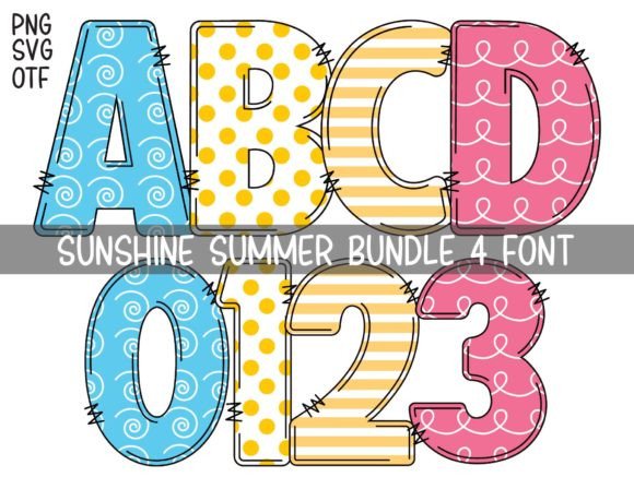 Sunshine Summer: A Playful Color Font for Vibrant Design