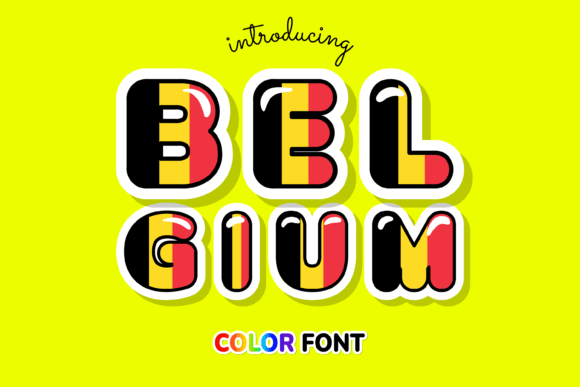 The Belgium Font: A Tribute to National Color in Design