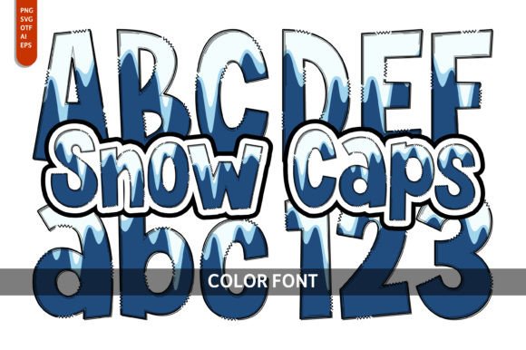 Unlock Playful Design with Snow Caps Typography