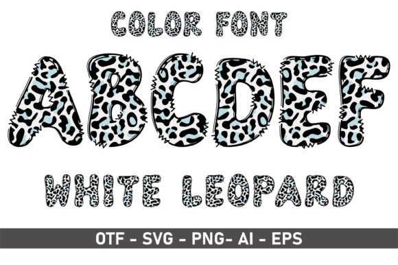 White Leopard: A Playful Font for Creative Design